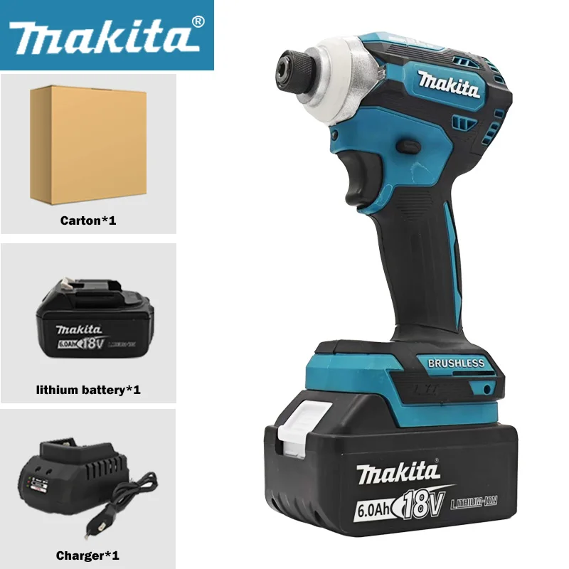 

Makita DTD171 Brushless Electric Drill Driver Compact Rechargeable Screwdriver Home Improvement Tools