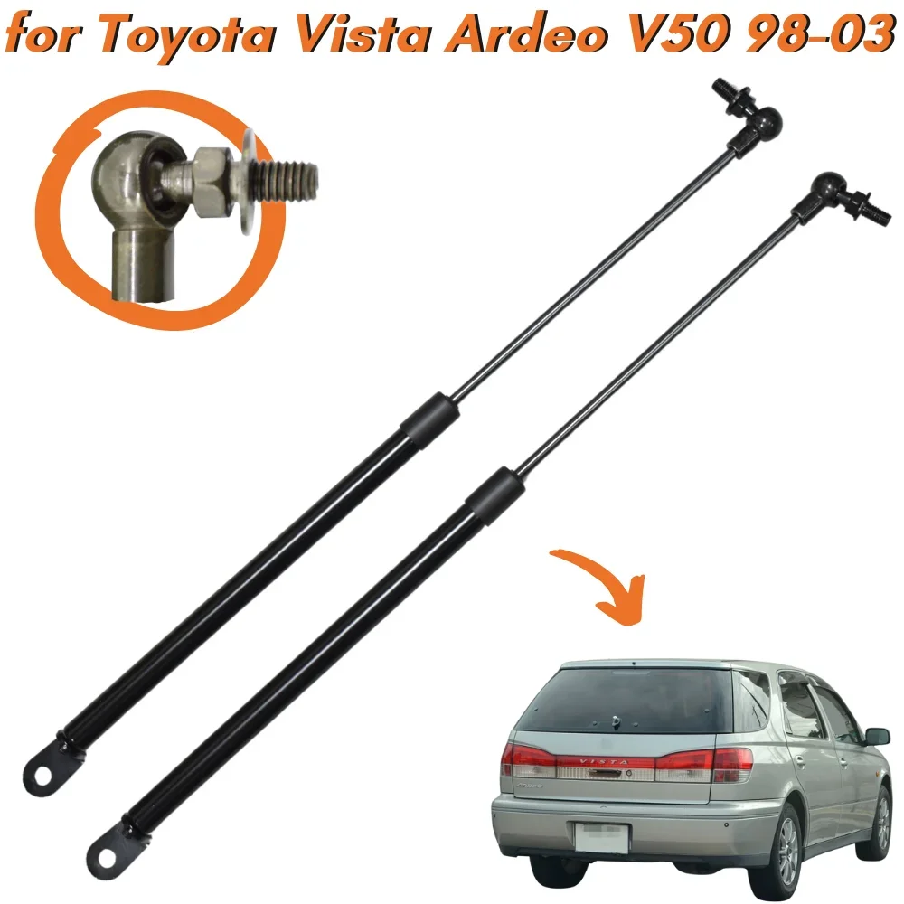 

Qty(2) Rear Window Struts for Toyota Vista Ardeo Wagon V50 1998-2003 6893039010 6894039010 Gas Springs Absorbers Lift Supports