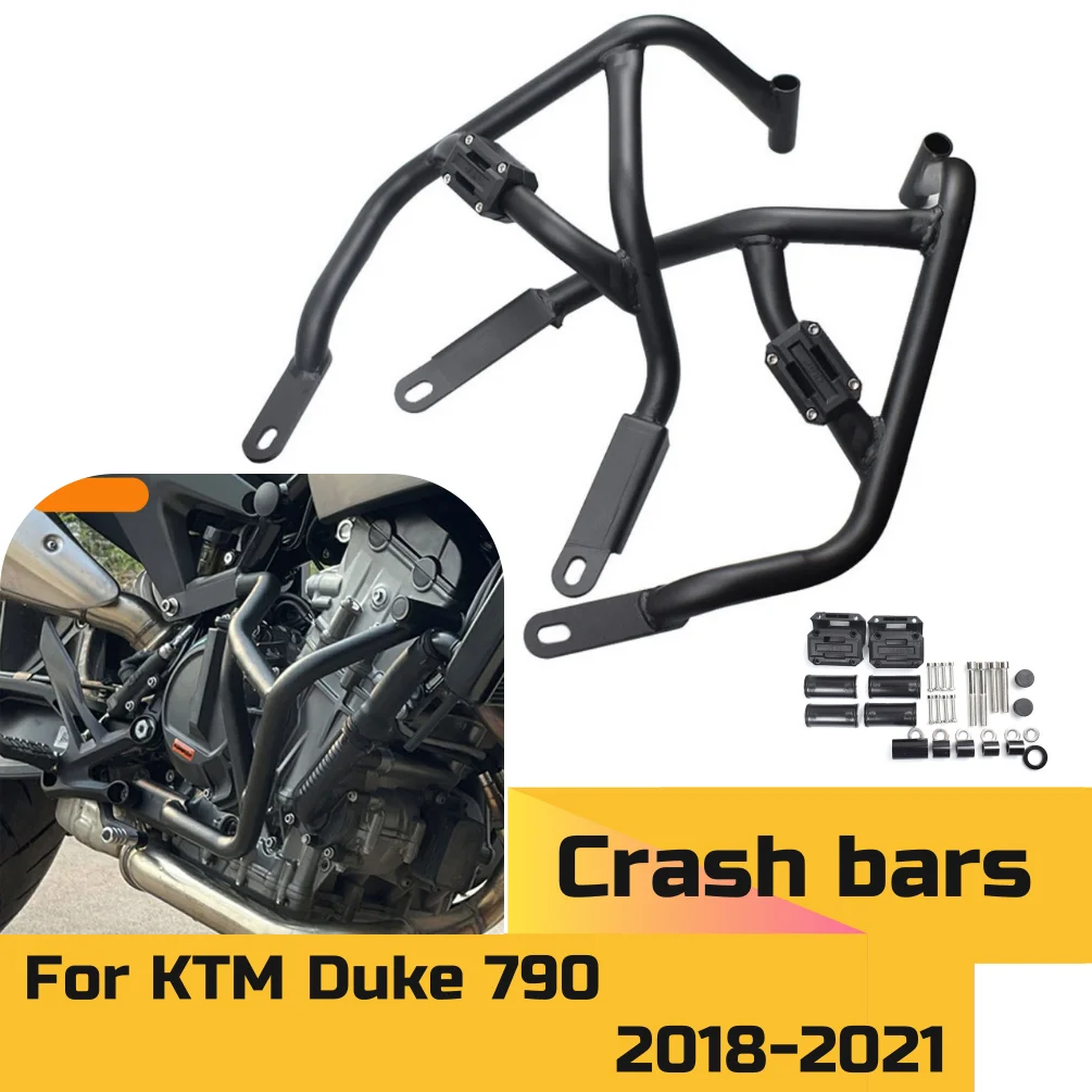 

For Duke 790 2018-2021 Crash Bars For KTM Duke790 Motorcycle Engine Guard Highway Bumper Falling Frame Protection Accessories