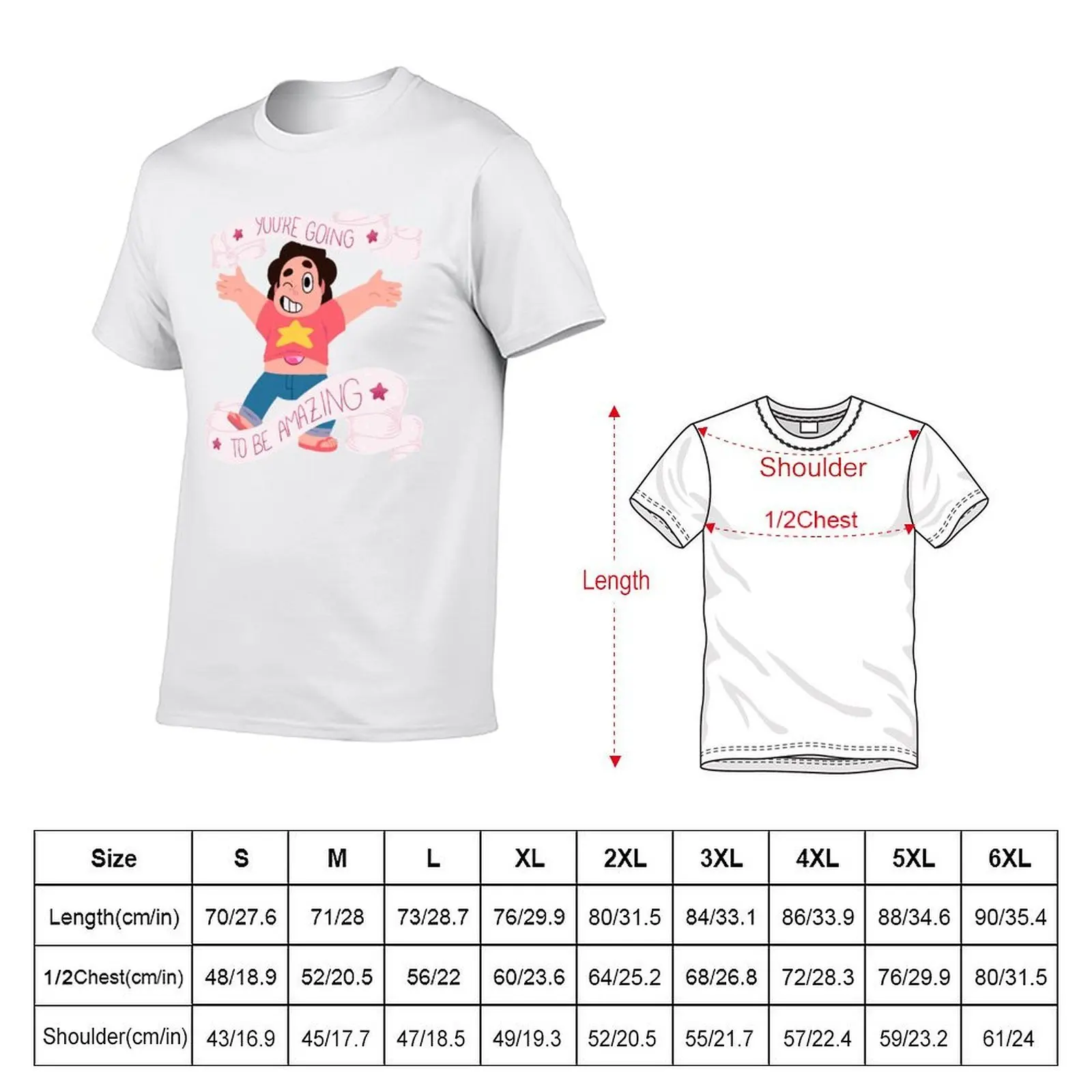 You're Going To Be Amazing T-Shirt oversized graphic tee custom t-shirts mens white t shirts