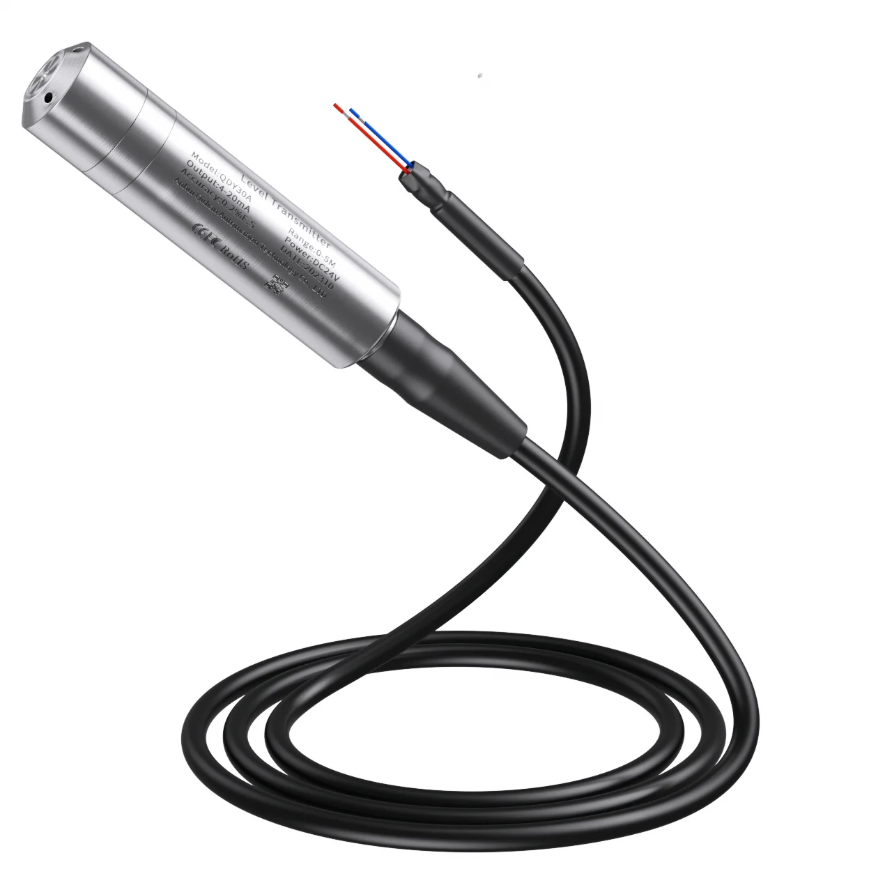 

IP68 Submersible Water Level Sensor 2m 3m 5m Range 4-20ma 1-5V Output Level Pressure Transmitter