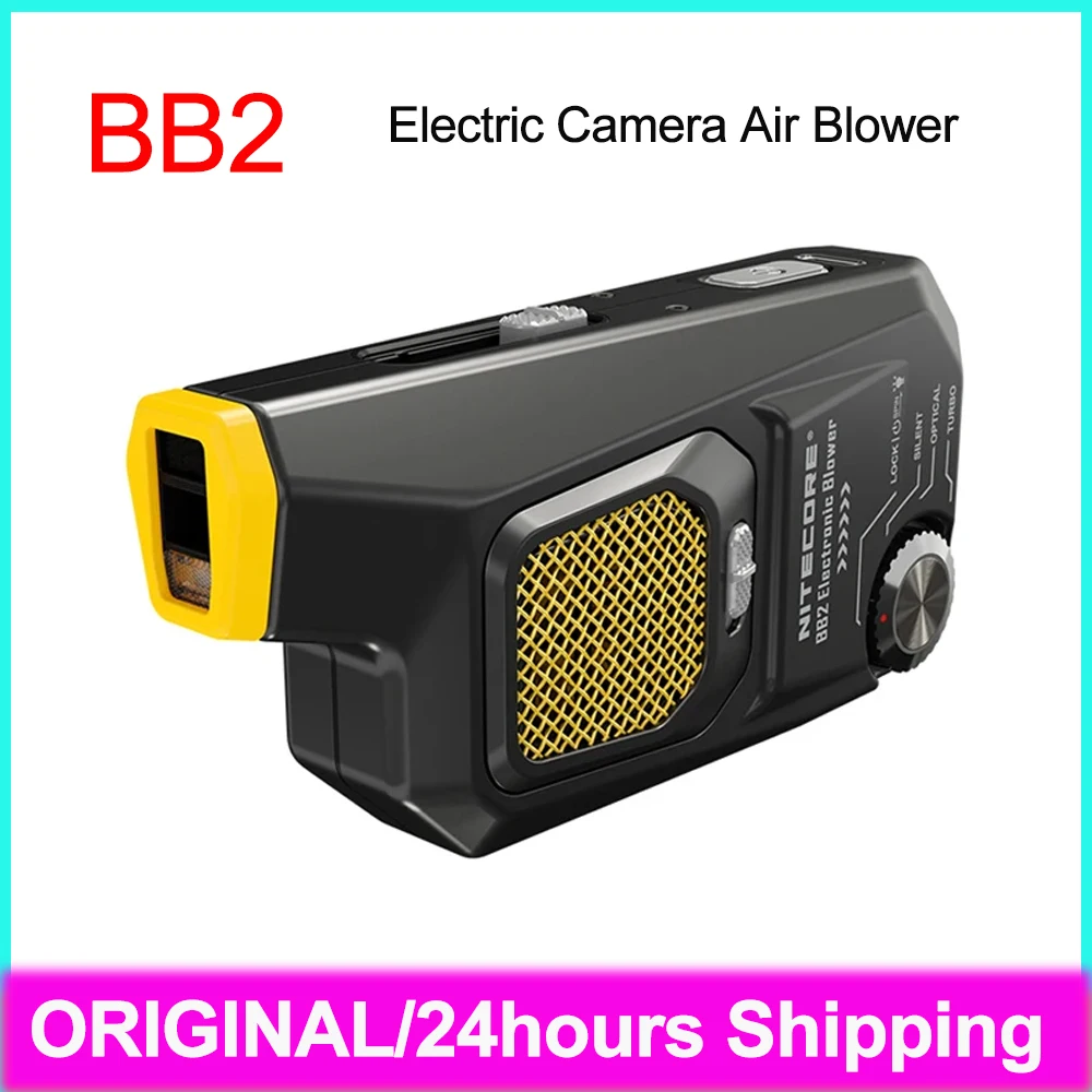 NITECORE BB2 Electric Camera Air Blower Multi Function Purpose Lightweight Air Blower for Canon Sony Fujifilm DSLR Camera Lens