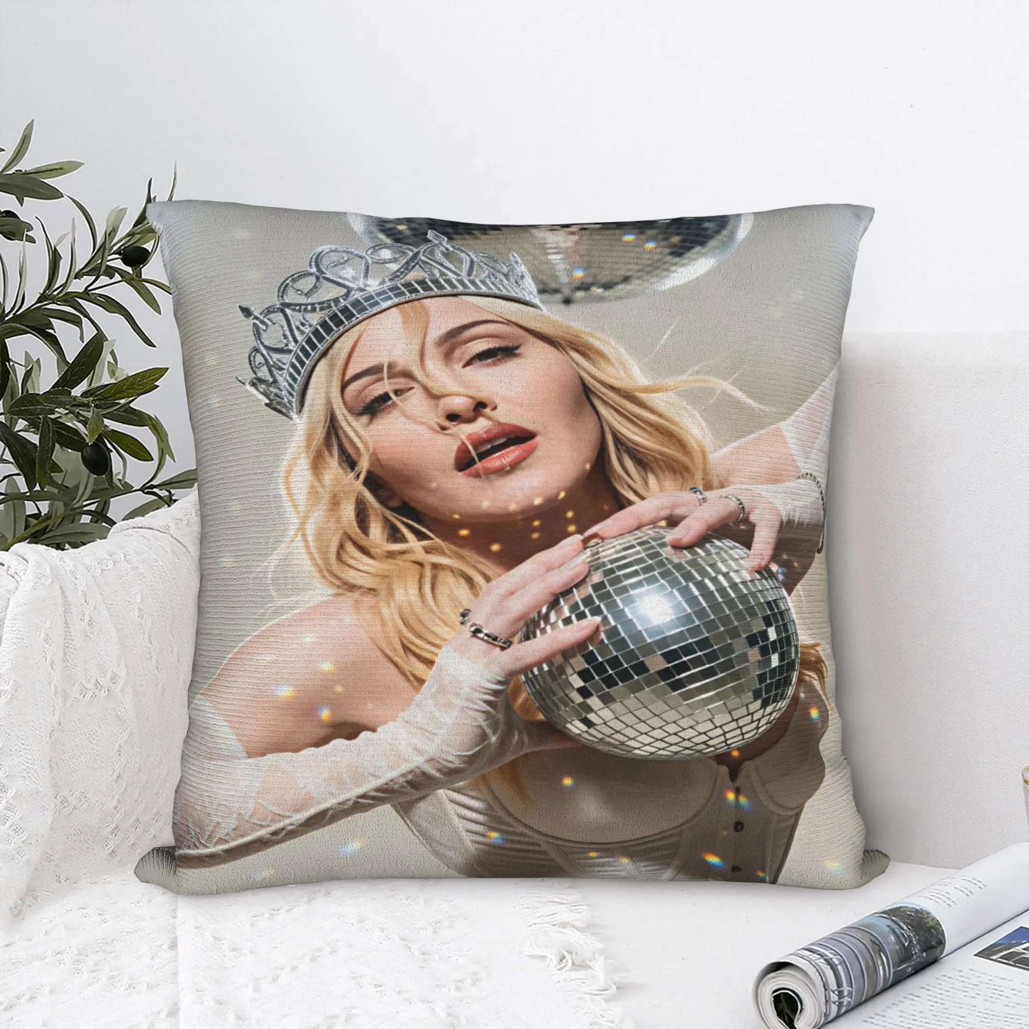 M-Madonnas Confessions II Album Pillow Case  Custom Pillow Cover For Sofa Home Decoration Kawaii Pillowcases