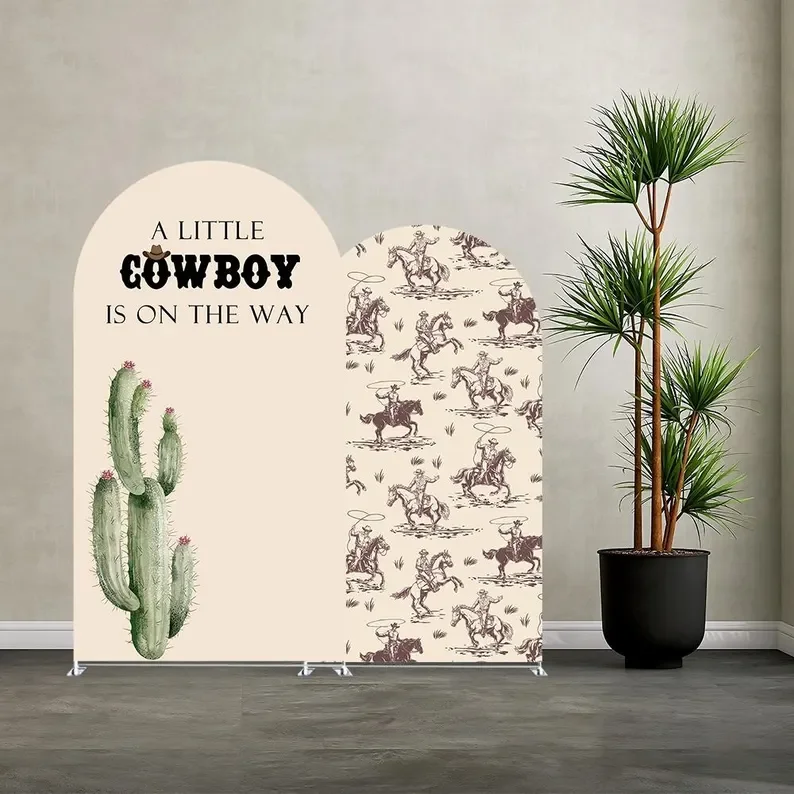 

Фон с аркой Mehofond, маленький ковбой на пути, дизайн кактуса, детский декор для дня рождения, студийный фон для фотосъемки