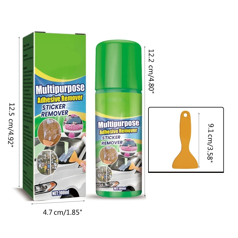 Safe and Reliable Adhesive Remover Stain Dissolver Tape Residues Removers X3UC