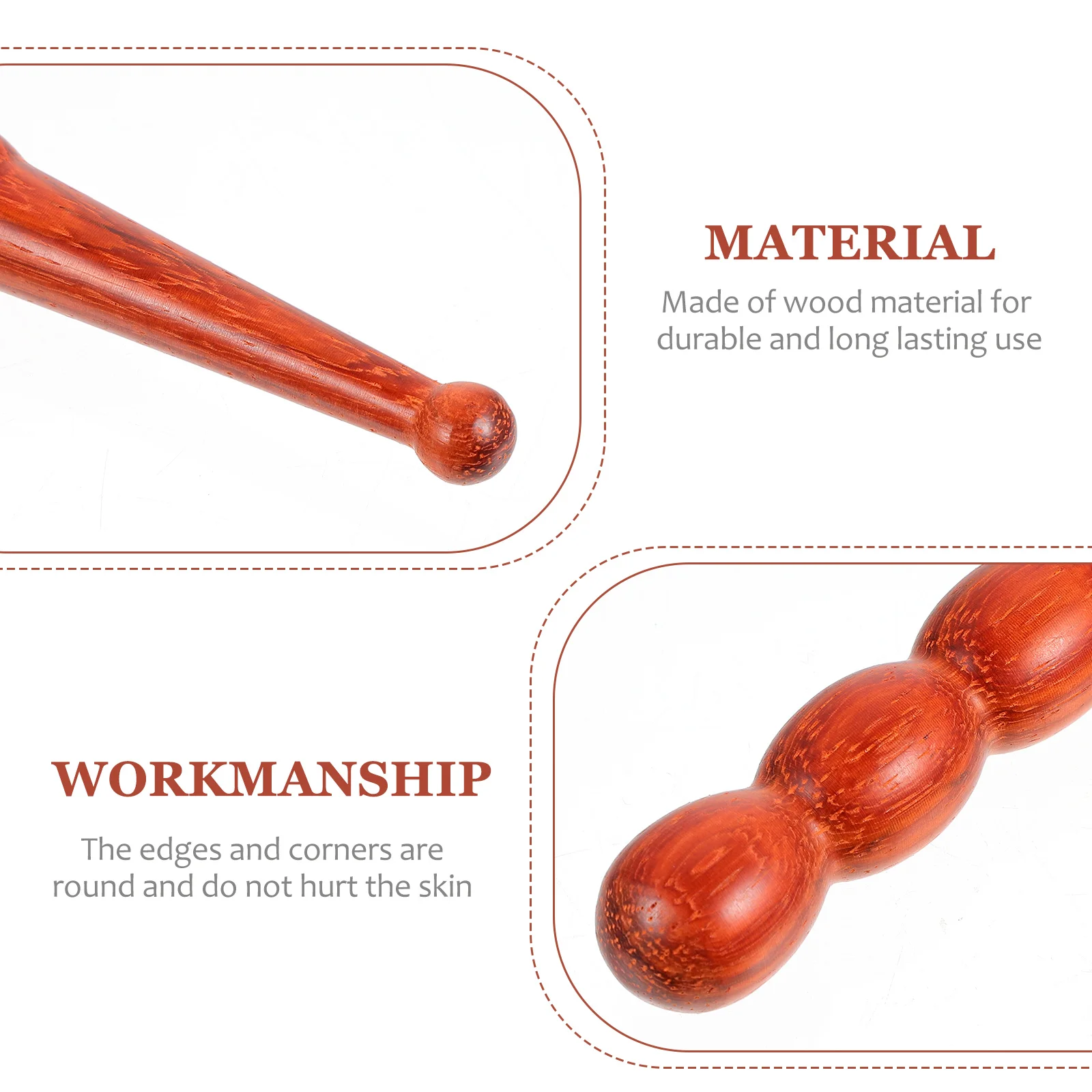 1 قطعة تدليك خشب الورد قسط الخشب يده العلاج بالابر القلم للوجه القدم العناية بالجسم المحمولة مدلك نقطة أداة تدليك