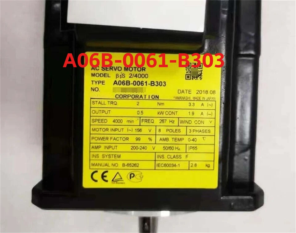

Используется для серводвигателя Fanuc A06B-0061-B303 A06B-0061-B303