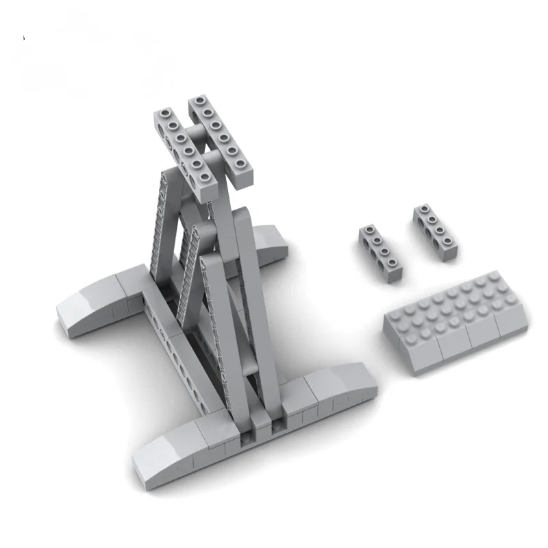 The  MOC-75302 Display Stand for The Space Shuttle Sighters Model Display Stand Building Blocks DIY Bricks Toys Gifts