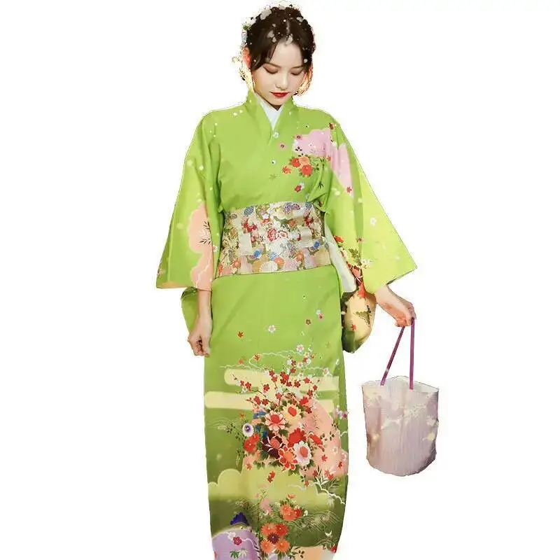 Nuevo estilo japonés, edición informal modificada para visita, kimono, atuendo Formal, fotografía, kimono tradicional