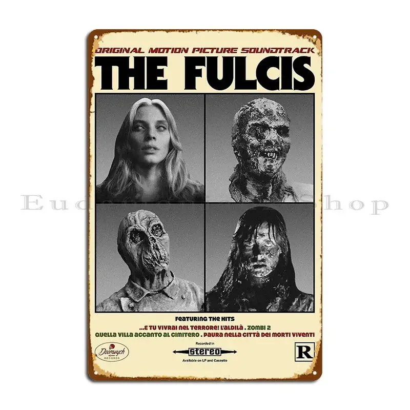 Goatess Doomwych The Fulcis Metal Sign Printing Cinema Painting Designing Wall Mural Tin Sign Poster