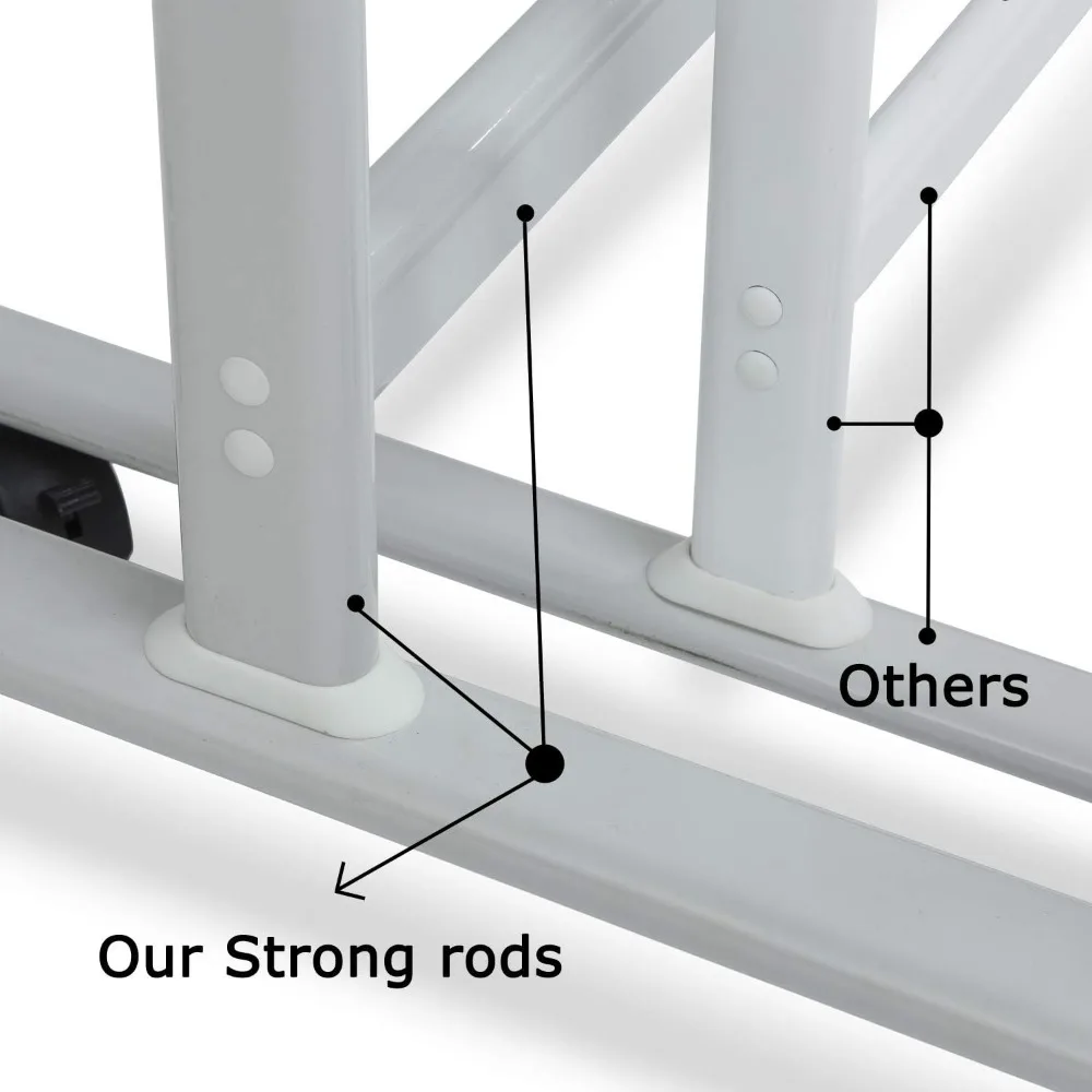 سبورة بيضاء زجاجية مغناطيسية كبيرة الحجم مع سطح وعجلات للمسح الجاف، 48 × 36 #5