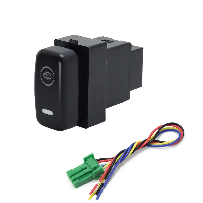 

1 шт., 12 В, красный светодиод, электронный обогрев собаки, вид заднего вида после противотуманных фар, кнопка переключения регистратора для вождения для Mitsubishi Lancer/Grandis