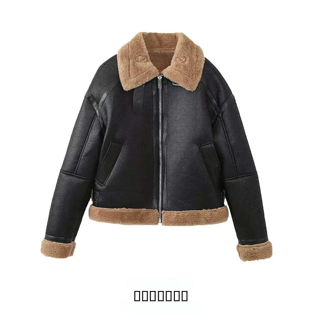 

KASLEAD New Women's Faionable Double-Sided ort Jaet Outerwear Windproof Versatile 638244 Polyester Fiber Long Sve