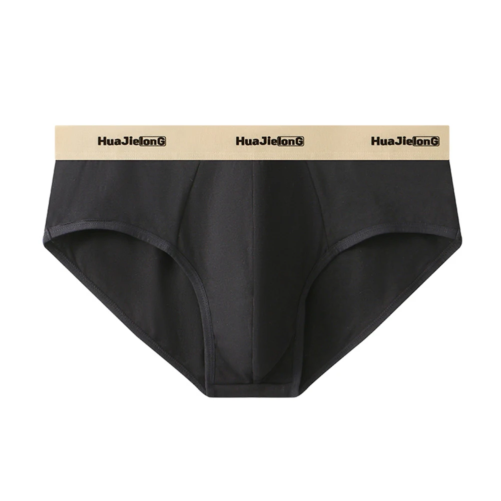 

Comfort Fit Breathable Men's Elastic Cotton Underpants Briefs Mid Rise Design for Supportive and Comfortable Wear