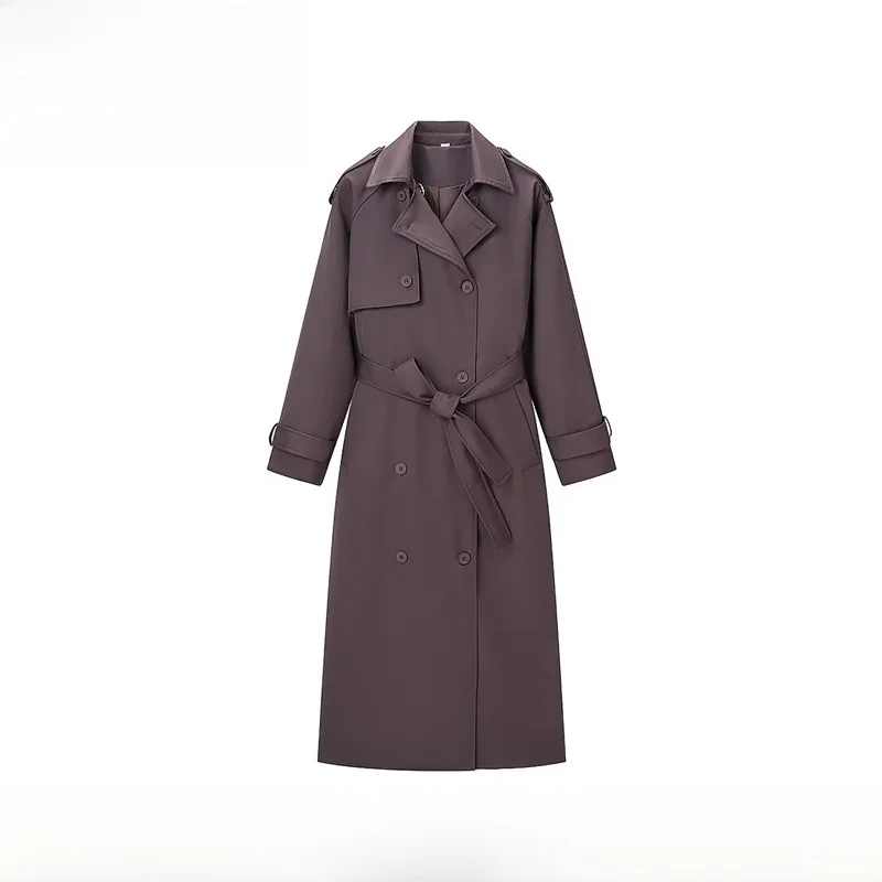 

Новое женское модное утепленное длинное пальто EVEA для осени и зимы, прямого кроя, однотонное, двубортное, верхняя одежда в уличном стиле