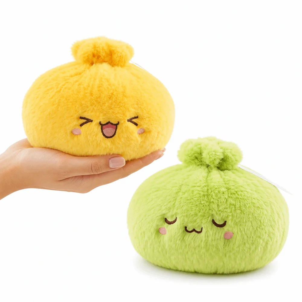 Gifts Soft Fluffy Bun Keychain Squeezable Simulated Food Bun Squeeze with Loop Pendant Daily Carry Accessories