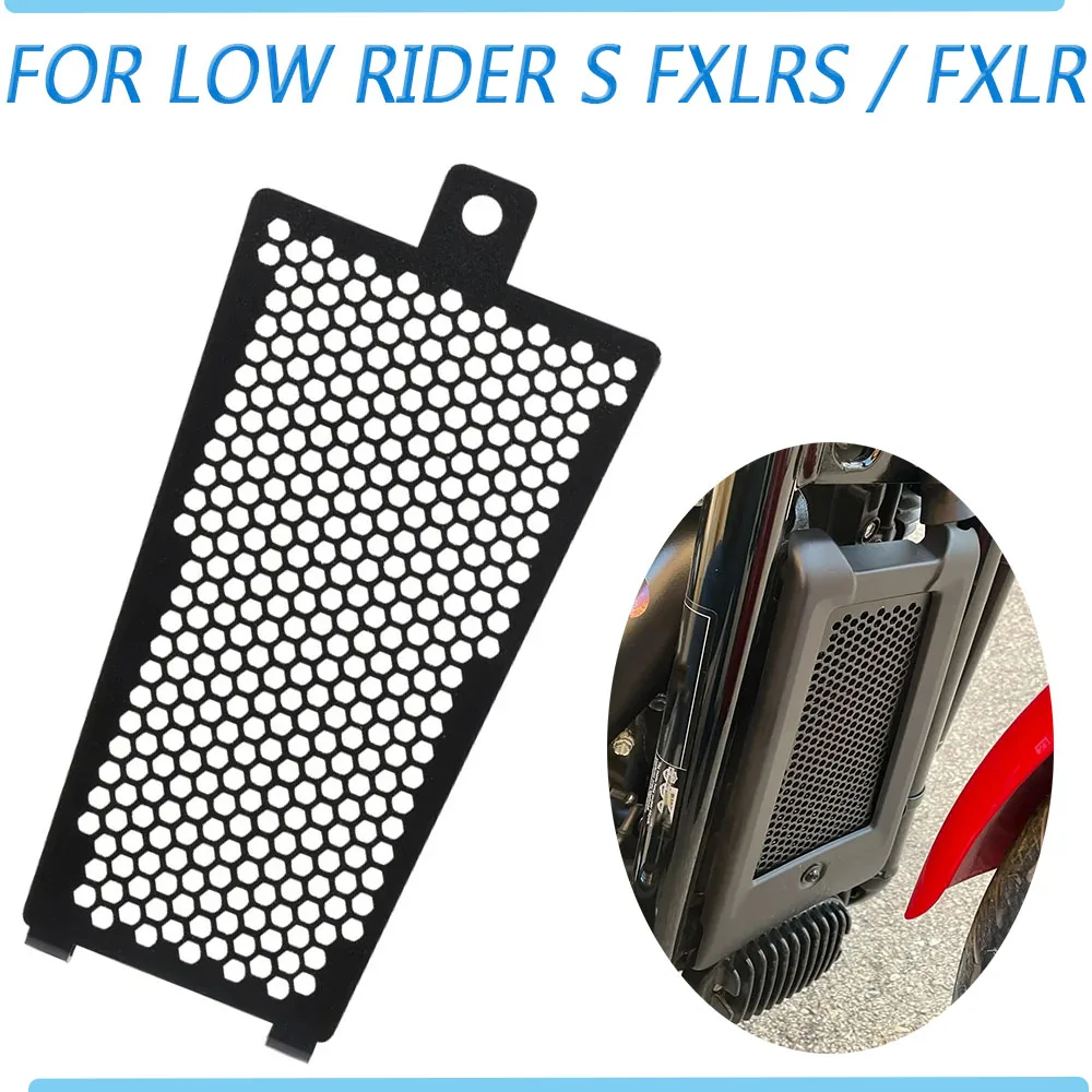 

Motorcycle Radiator Cover Guard for Harley FXLRS Low Rider S FXLRS FXLR 2023 2022 2021 2020 Oil Cooler Grill Cover