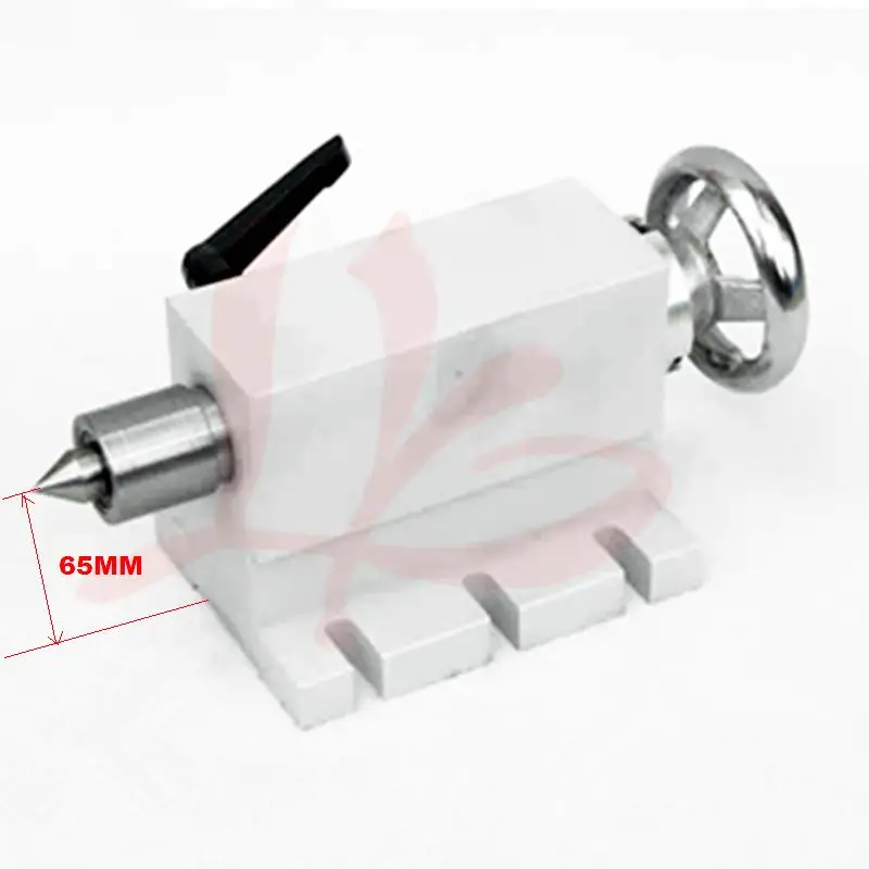 Low cost numerical control tailstock and four-axis MT2 rotary axis lathe for numerical control router 3040 6040