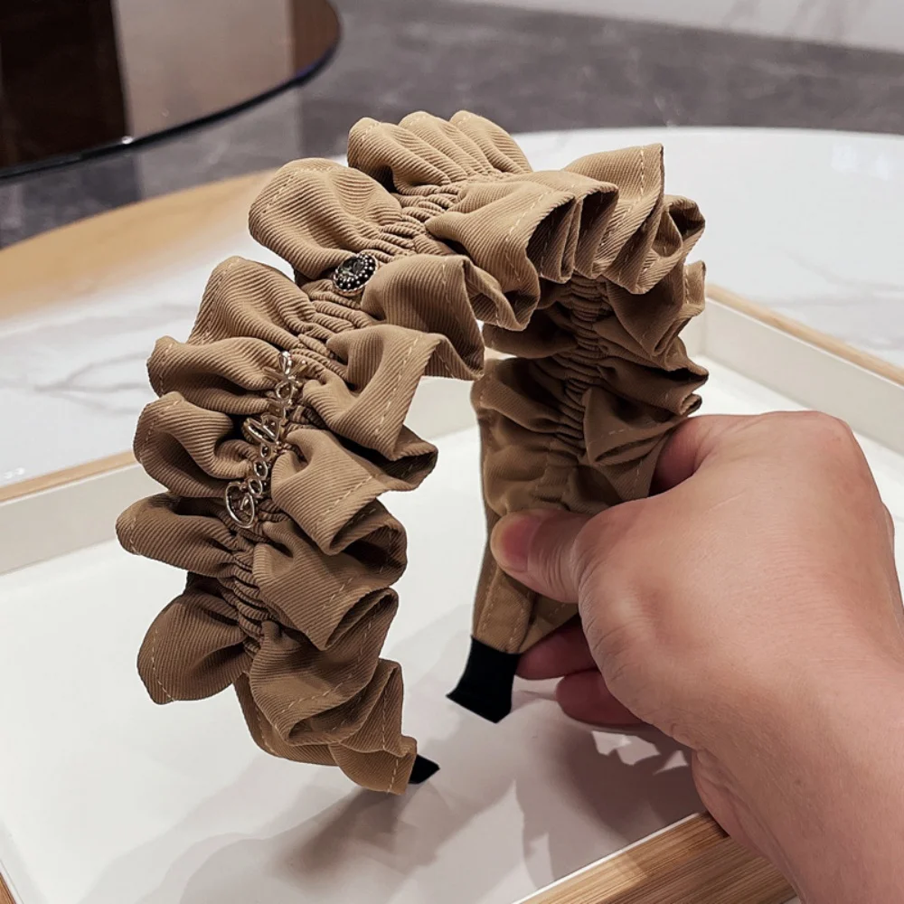 

Fold Wide Fabric Headbands For Women Girls Hairbands Hair Hoop Fashion Hairbands Female Head Bands Hair Accessories