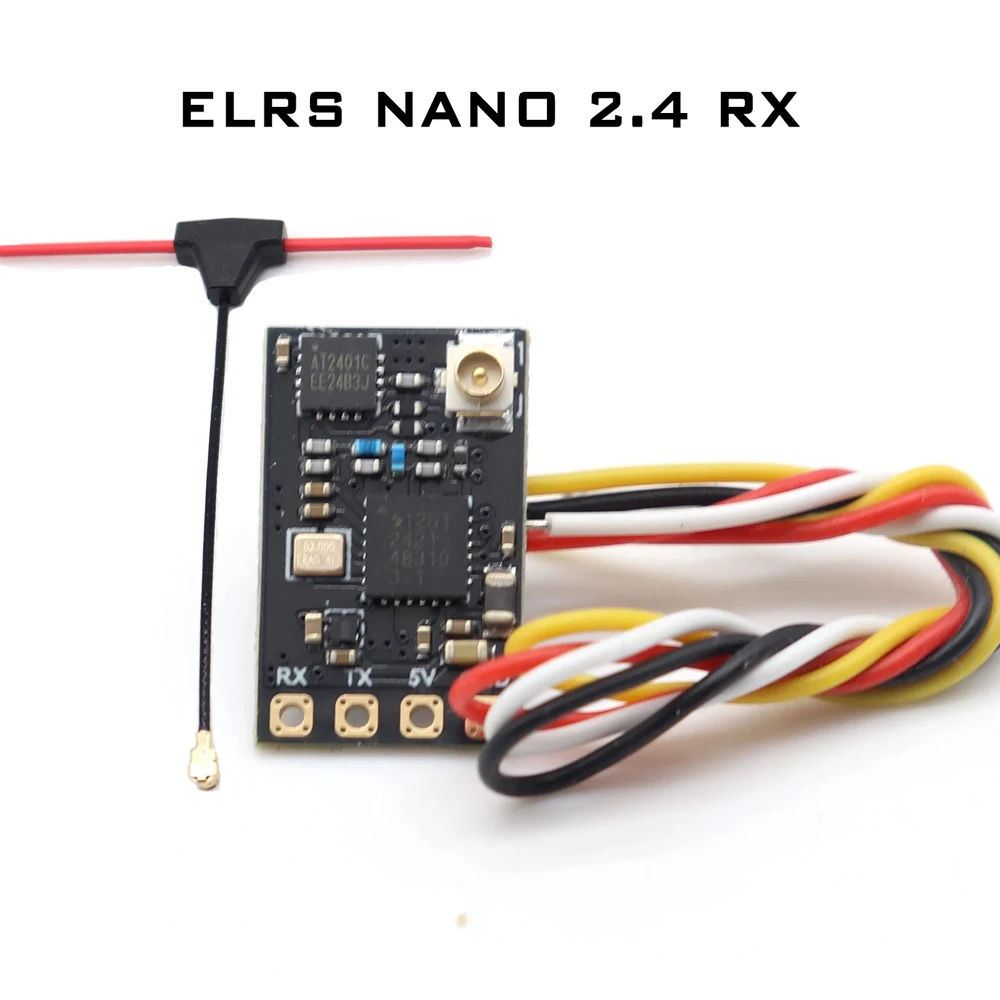 SoloGood ELRS 2.4G Receptor ExpressLRS Mejor rendimiento en velocidad Gama de latencia para RC Racing Drone