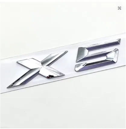 For BMW X 5 E70 ‎E53 ‎F15 X5 Letter Trunk Emblem Rear Badge Decal Sticker Black Brand New And High Quality view 4