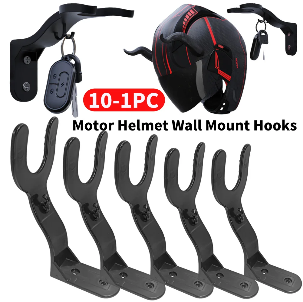 Estante de armario de cocina, ganchos de montaje en pared, gancho para casco de motocicleta, soporte de suspensión de exhibición de casco, soporte de almacenamiento montado en la pared