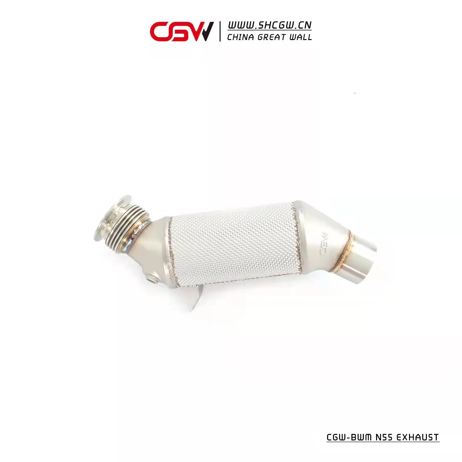 Racing  Downpipe Catless Exhaust Muffler Intake and Exhaust Valves Auto Parts for N55 3.0T Header