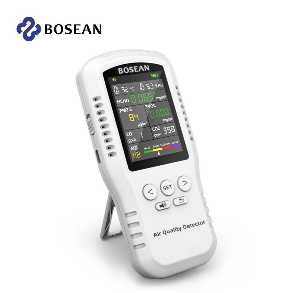

Bosen intelligent carbon dioxide flowmeter digital air quality tester with CE certificate
