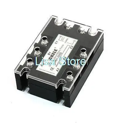 Panel Mounted 8-Terminal 3 Phase SSR Solid State Relay 3-32VDC/480VAC 25A