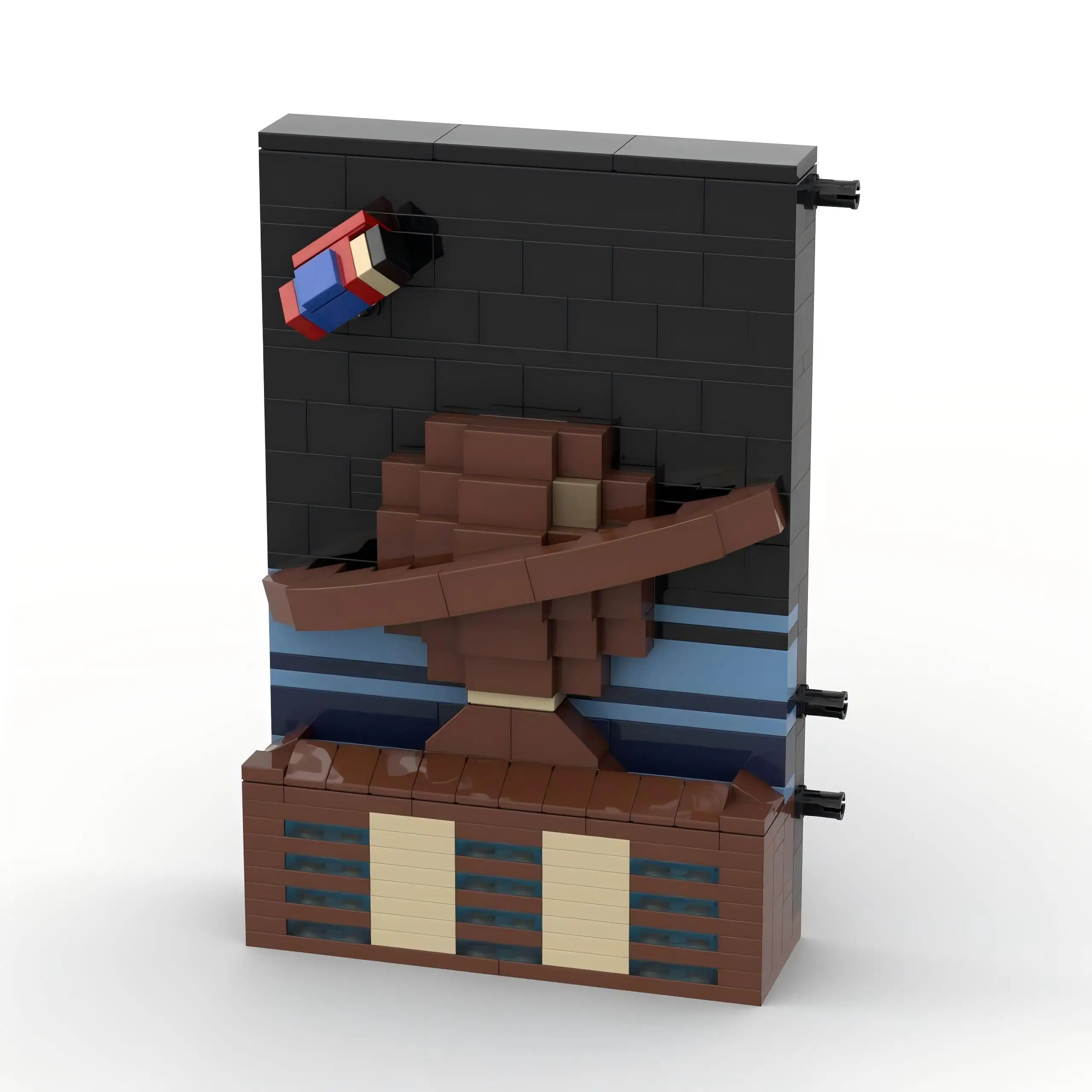 سلسلة حرب الفضاء الإبداعية مشهد قصة الفضاء اللبنات MOC كوكب بطاقة بريدية يومية نموذج ألعاب ألغاز للأطفال هدية عيد ميلاد