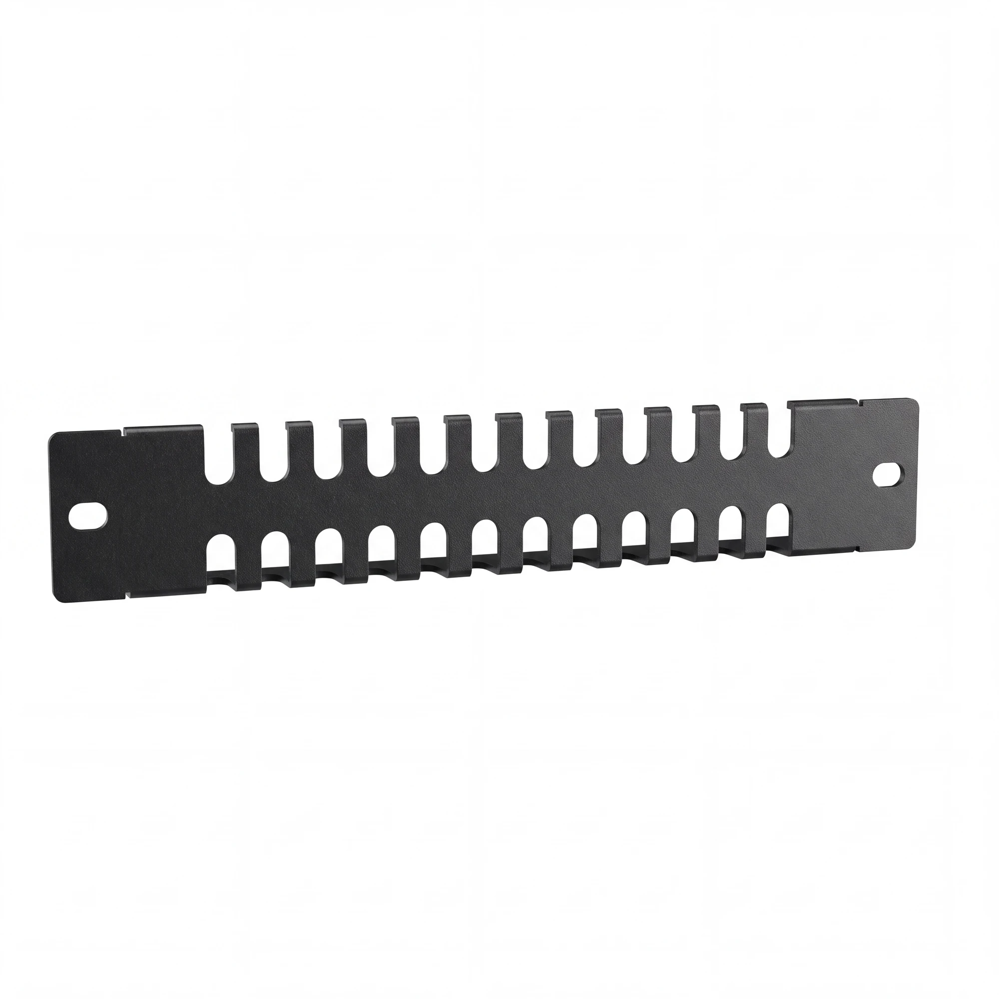 1/2/4/5/10PCS Double-Sided Fishbone Cable Organizer Panel 10 Inch Cold Rolled Steel Rack Cable Management Bracket Server Cabinet