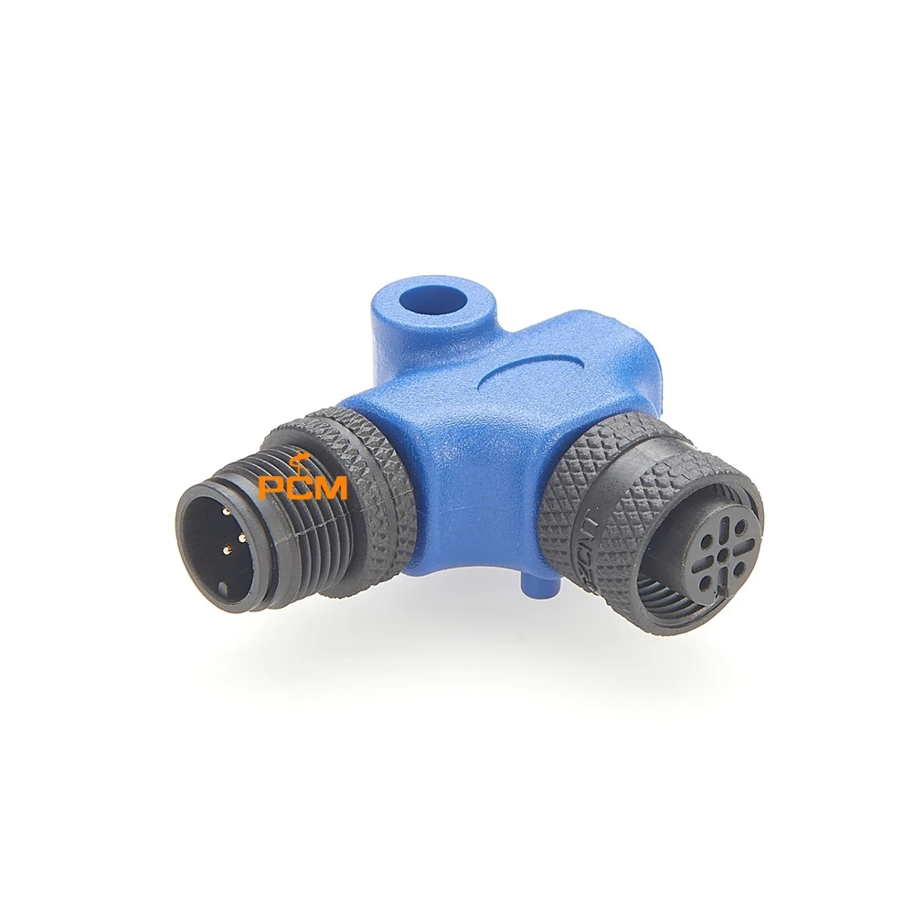 Wasserdichter Micro-C M12 A-Code 5-Pin 90-Grad-Winkeladapter Low-Loss-Verbinder für CANBus N2K Sensor Marine NMEA2000 – Detail 6