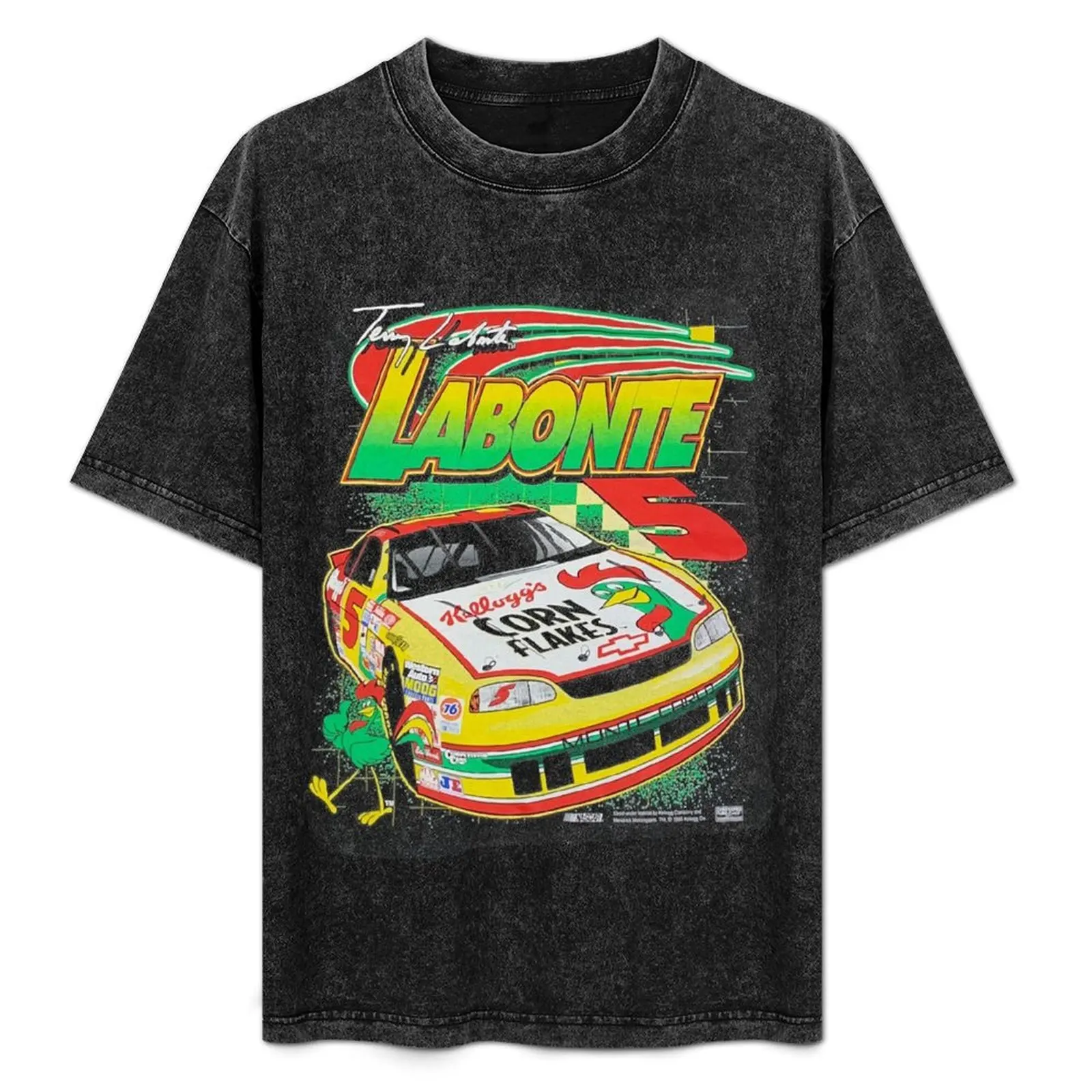 Camiseta Terry Labonte Corn Flakes 5, camiseta con estampado de estilo vintage