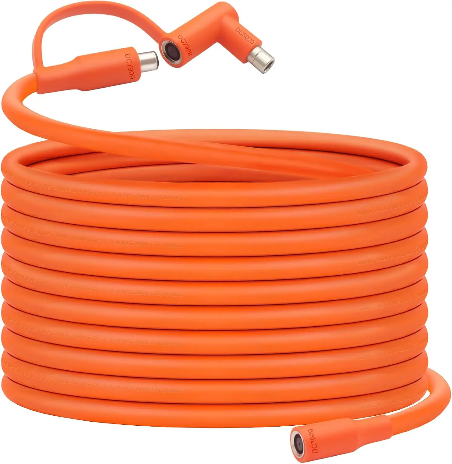 35FT Solar Panel Extension Cable DC 8mm for Jackery Power Stations | DC7909 Male/Female + DC8020 Adapter, 14AWG Cord
