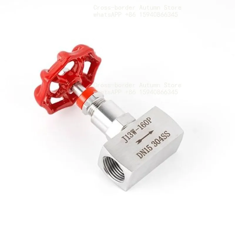 Stainless steel double inner wire needle type needle type internal thread inner wire pressure gauge 4 points stop