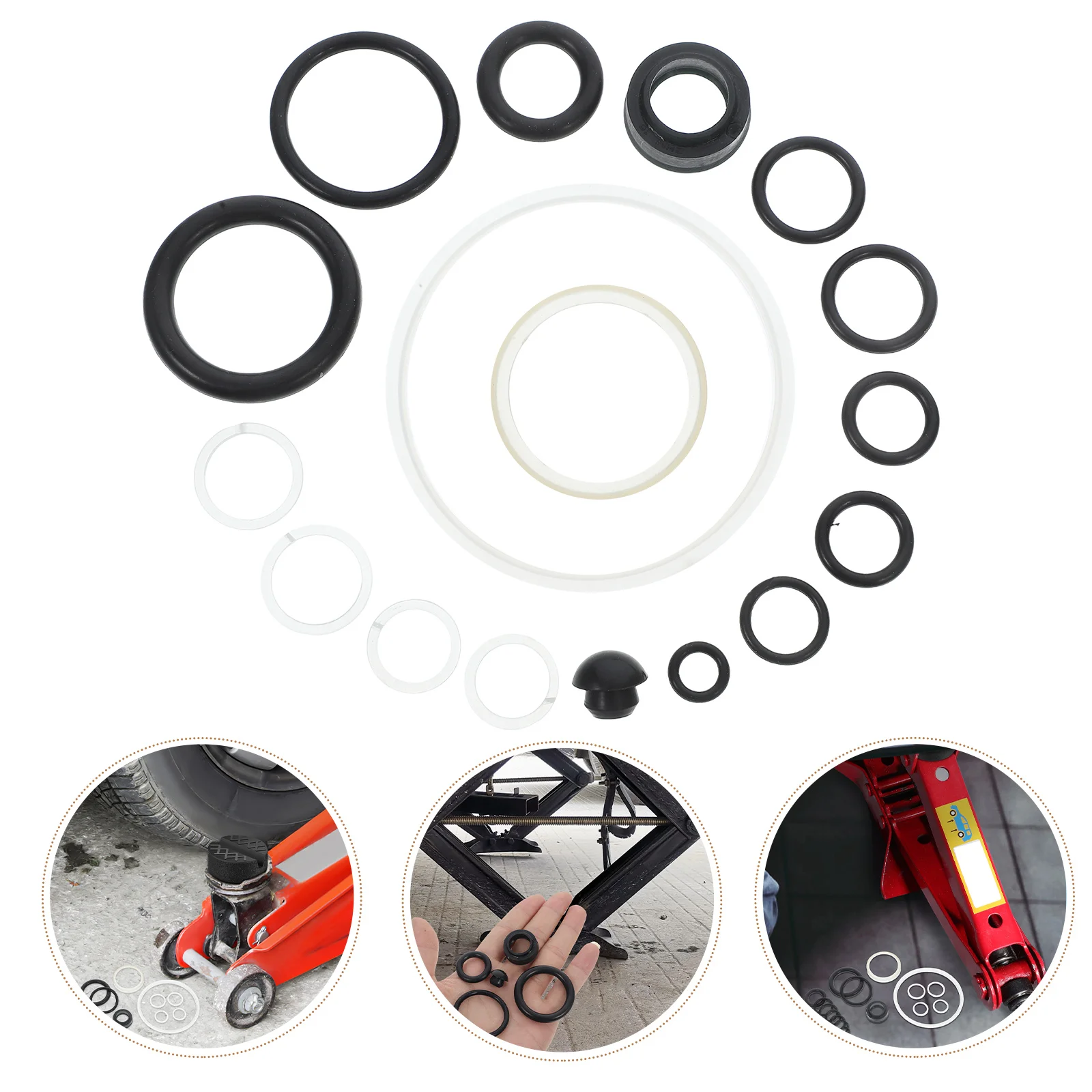 

Jack Repair Kit Hydraulic Seal Transfer Floor Cylinder Spare Parts Core Wear Resistance Versatile Fuel Pump Horizontal Seal Car