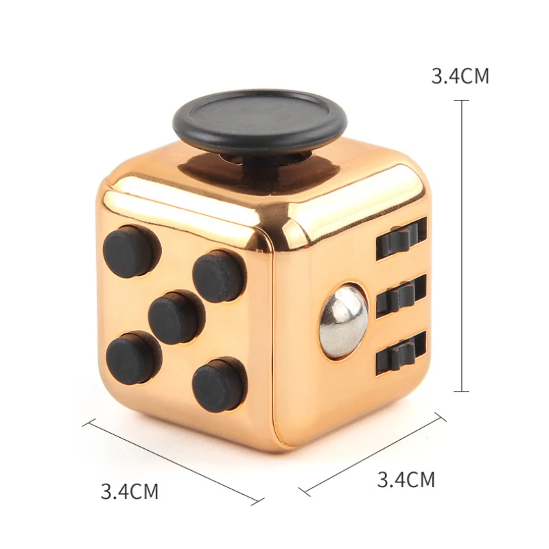 Stress Relief Cube  Infinite Fidget Toy Magic Cube for Adults Kids