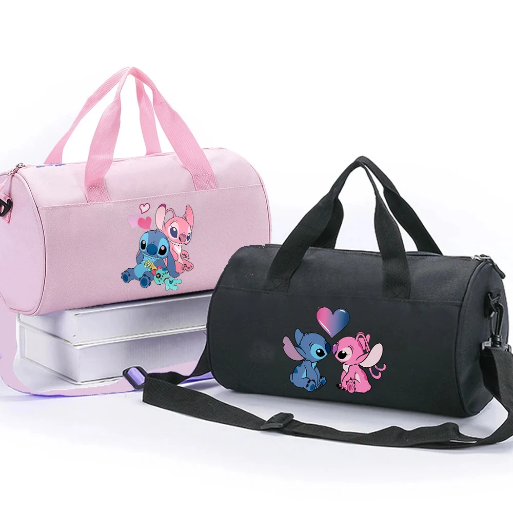 CHILDREN\'s travel bags Disney Ohana Stitch Designer handbag sport Gym DANCE Storage coach Luggage Waterproof Duffel Bag FOR girl