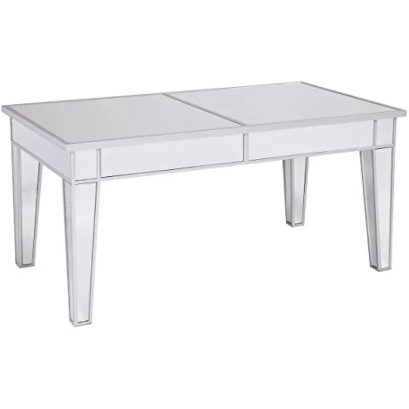 SEI FURNITURE Southern Enterprises Mirage Cocktail Table, suitable for living rooms, entertainment places, easy to assemble