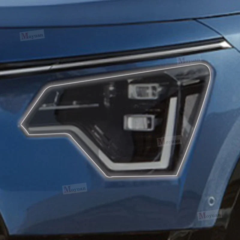 

Для Kia NIRO SG2 2022-2023 автомобильные внешние фары, защитная пленка из ТПУ от царапин, ремонтная пленка против царапин, аксессуары Reflt