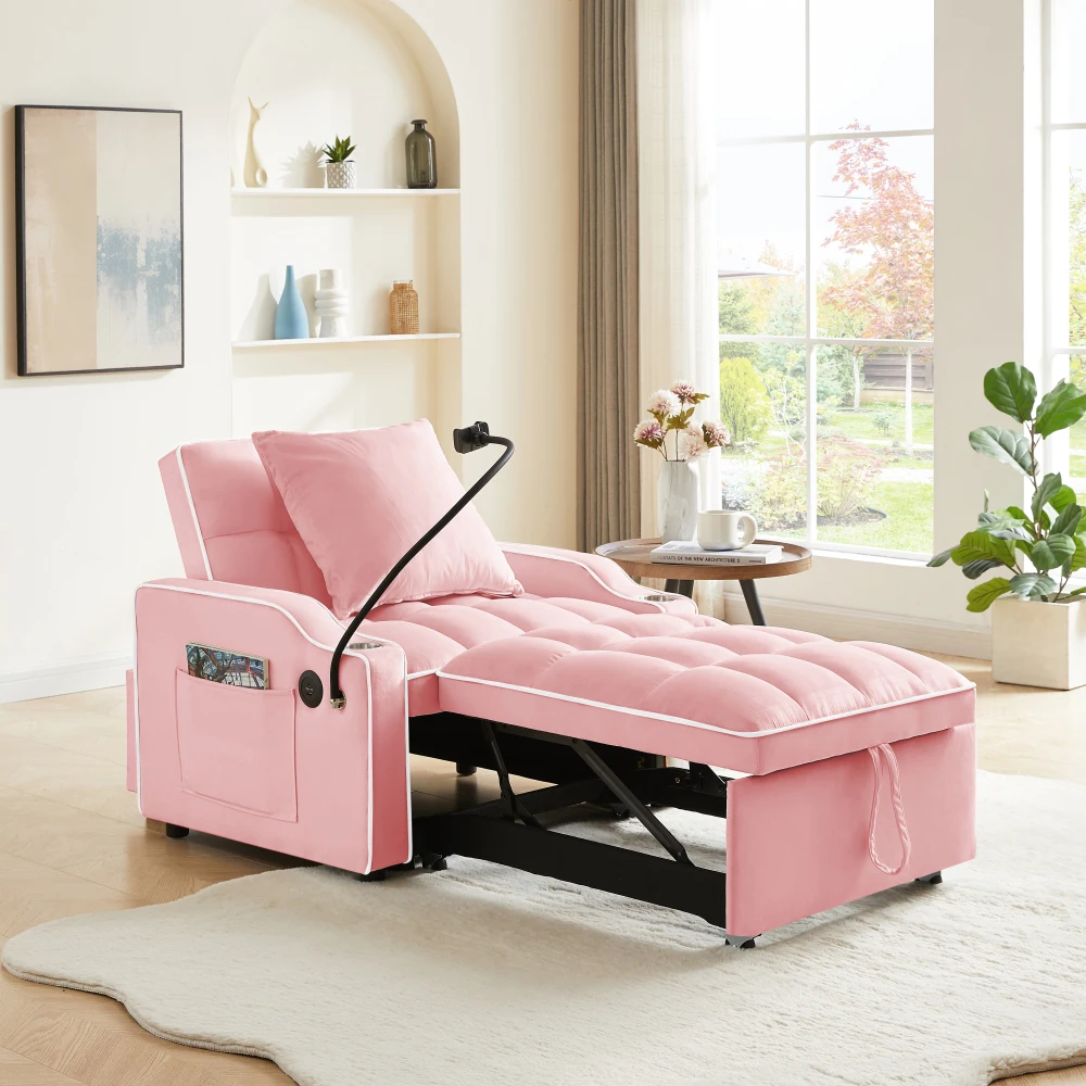 

Convertible couch sofa bed Adjustable pull-out couch bed Multi-pocket folding sofa bed Living room Bedroom