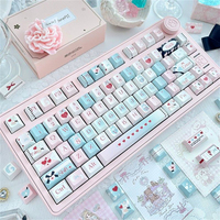 135 Key Salt Love PBT Keycap Dye Cherry Outline Suitable for Cherry MX Gaming Machine Mechanical Keyboard