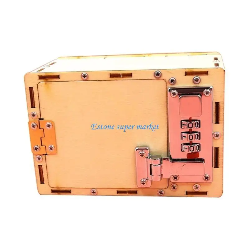090B DIY Kits Strongbox Model for Science Projects Experiment Material Building Assembly Building Kits Kids School Stem
