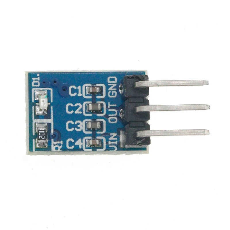 10 шт./лот DC 5V до 3,3 V понижающий модуль питания AMS1117-3.3 LDO 800MA