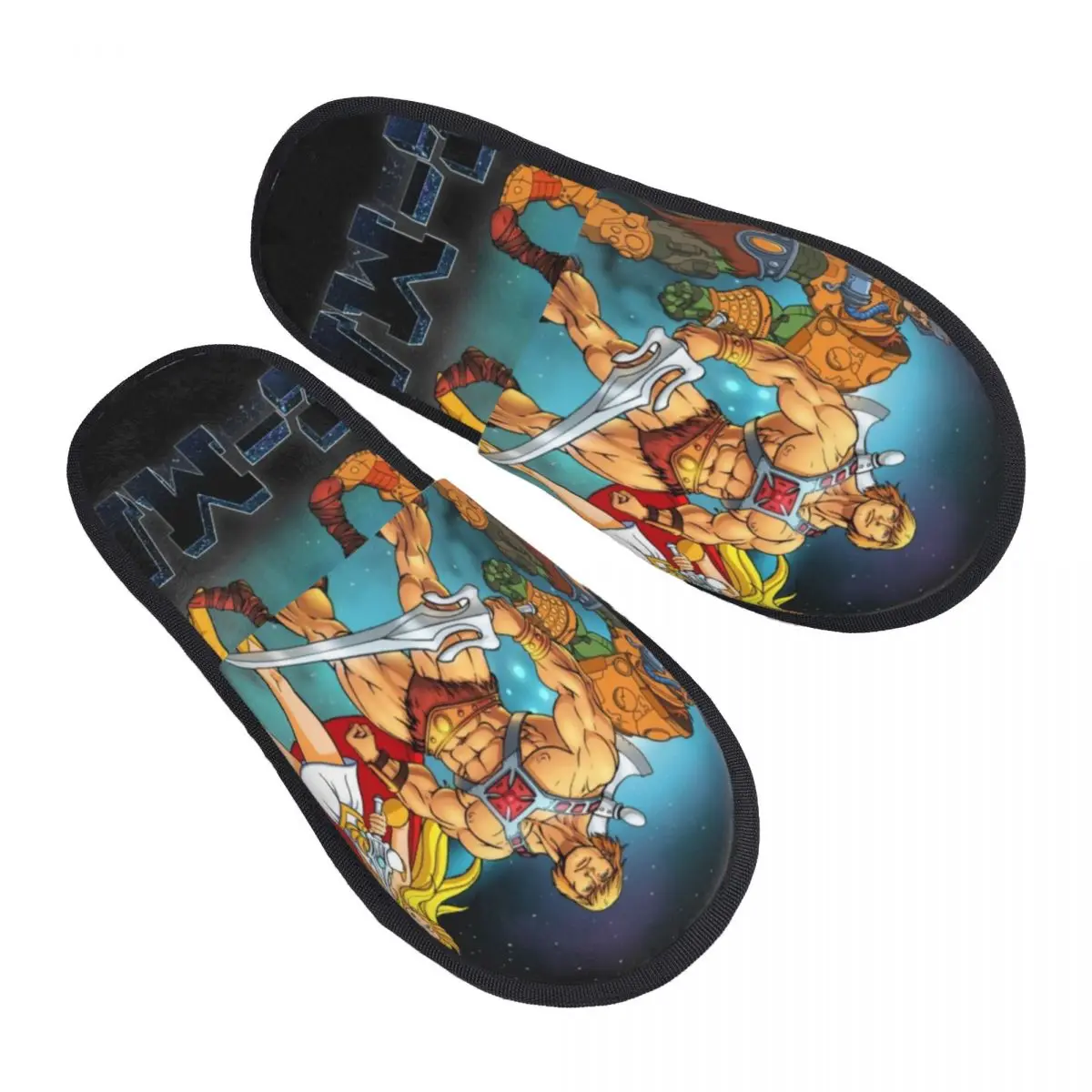 Traagschuim Slippers Vrouwen Comfortabele Warme Anime Film Huis Slippers