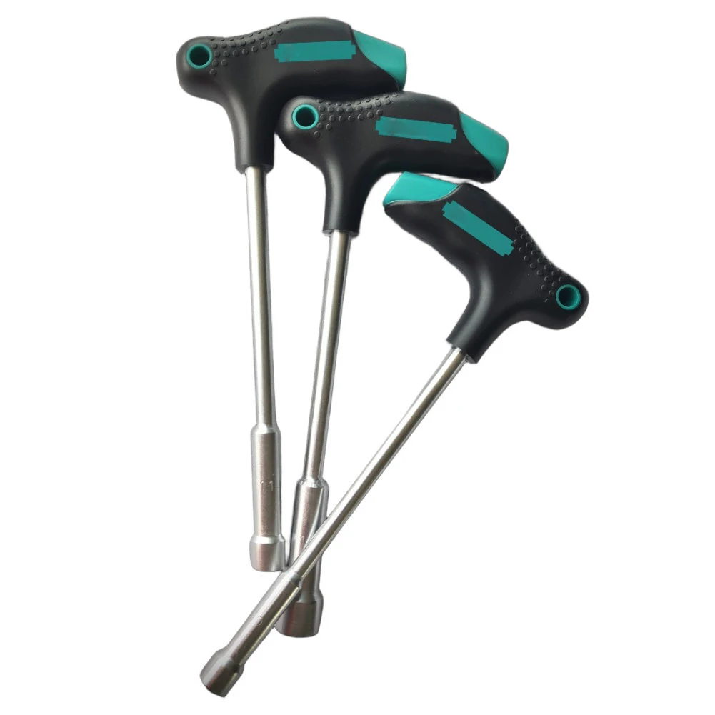 Vanadium Steel Set T-handle Hex Wrench Garage Use Workshop Use Hanging Hole For Storage For Hex Nuts And Bolts