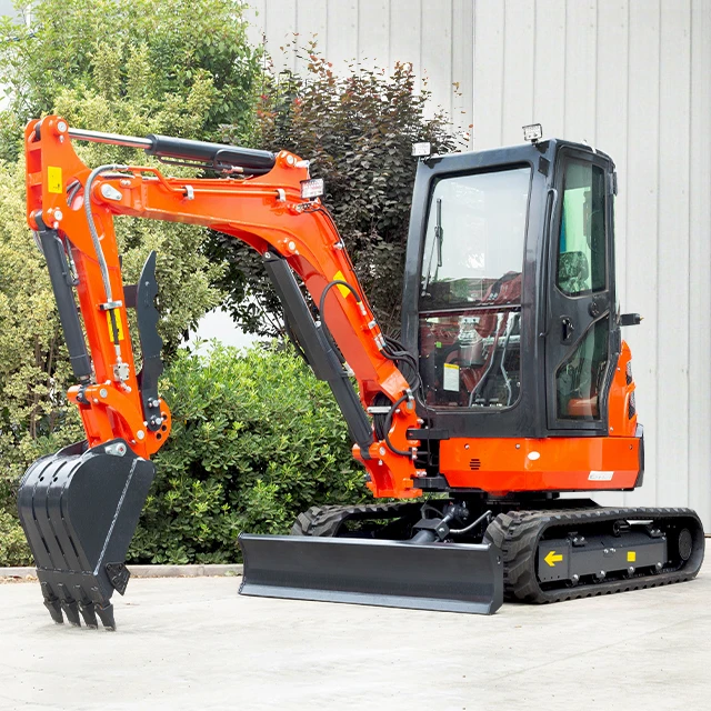 Free Shipping Epa/Ce Cab Multifunctional Digger Bagger Kubota 1.8 2.5Ton Excavator Mini 3.5 Ton For Sale