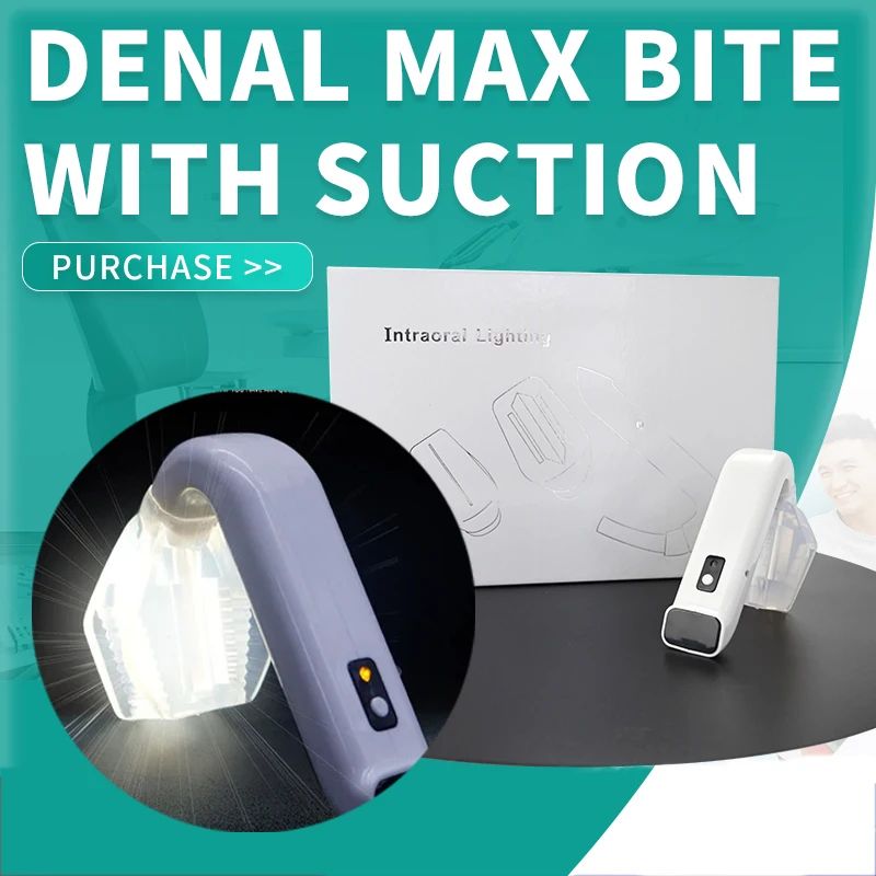 1 Set Wireless Dental Intraoral Light Plus Suction LED Lamp System Oral Hygiene Endoscope Dentist Magnifier Illuminator Chair