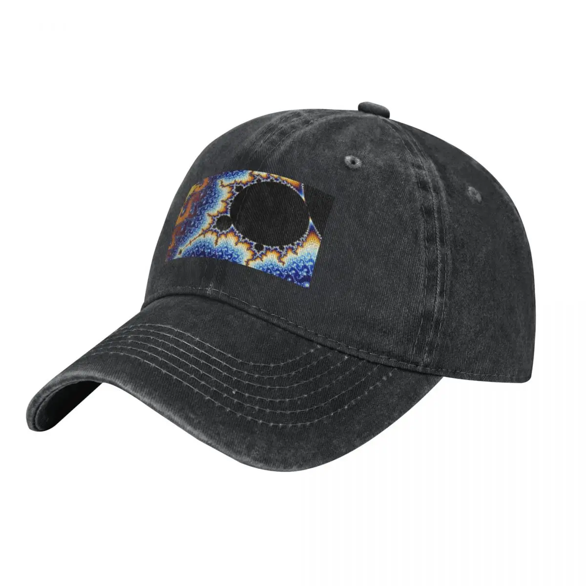 Mandelbrot Fractal Baseball Cap Hat Man For The Sun black Designer Hat Mountaineering Girl'S Hats Men's