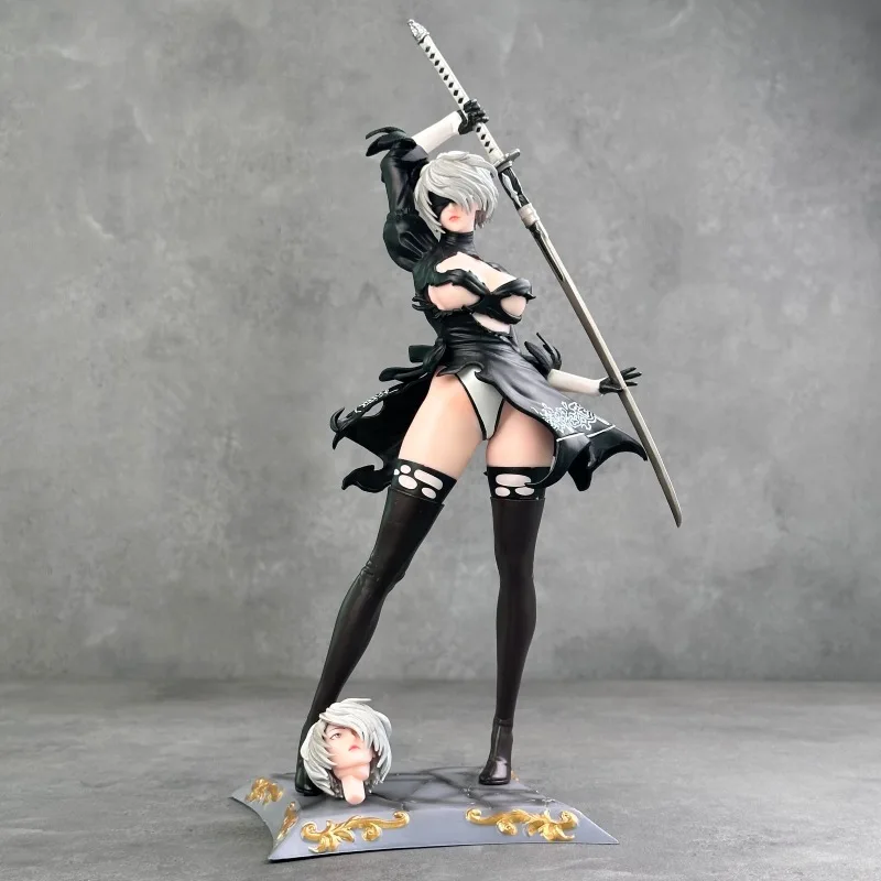 

Bandai Mechanical Era Angel 2B Little Sister Game Goddess Double Headed Sculpture Angel Neil Model Anime Animation Decoration